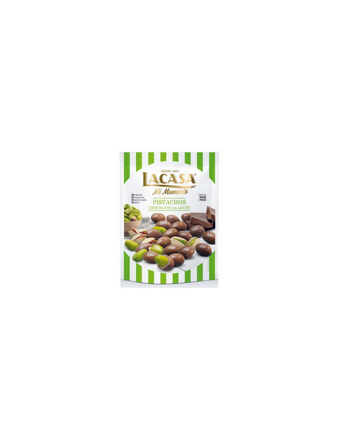 LACASA/DOYPACK PISTACHO CHOCO LECHE 9 X 100 GRS.
