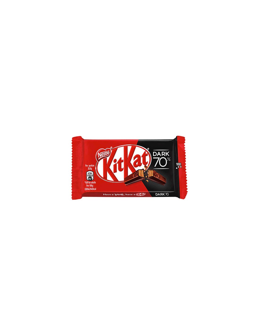 NESTLE/KIT KAT NEGRO 70% 24 X 41,5 GRS.