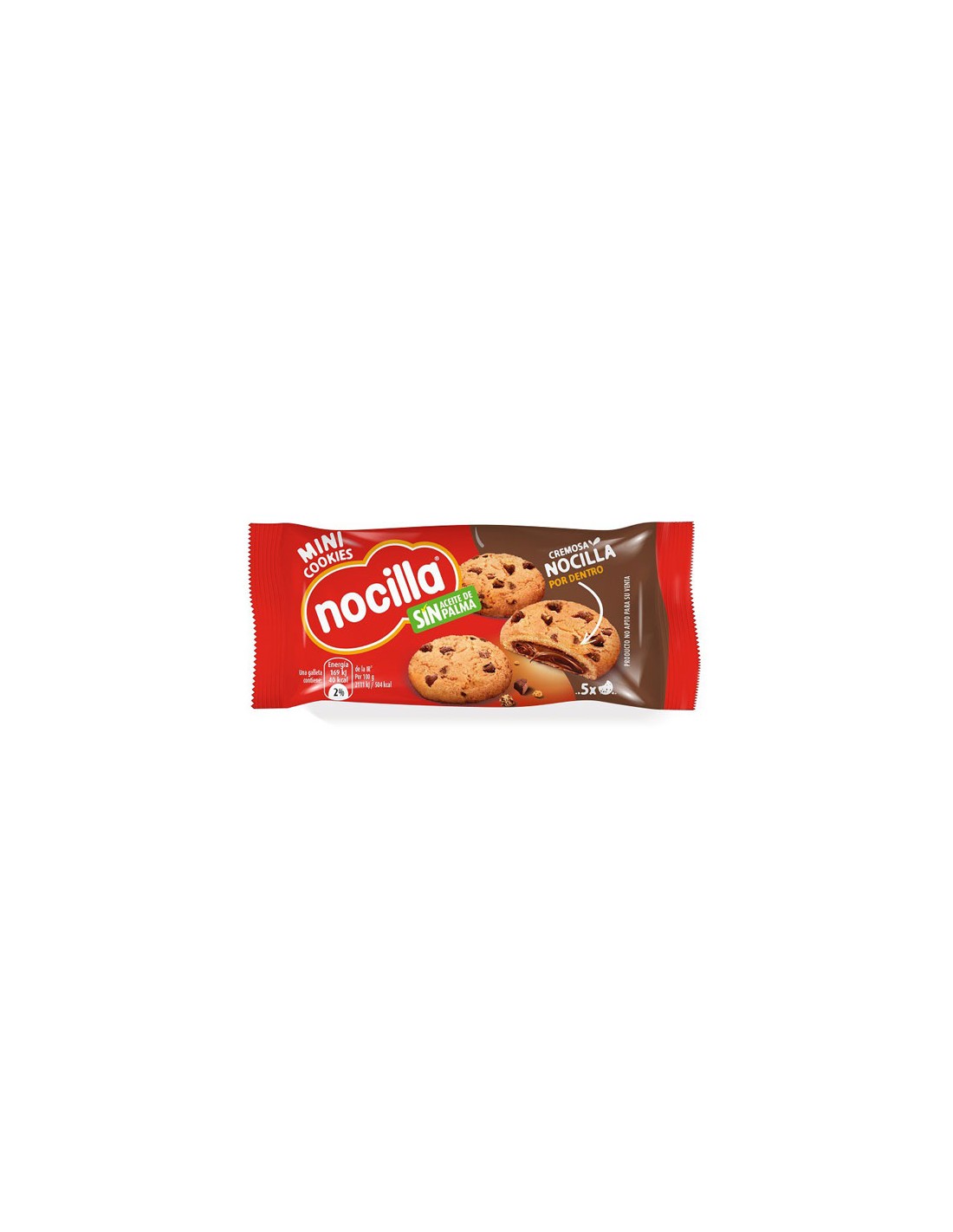 IDILIA/MINI COOKIE NEGRA 5 GALLETAS X 16 UND.
