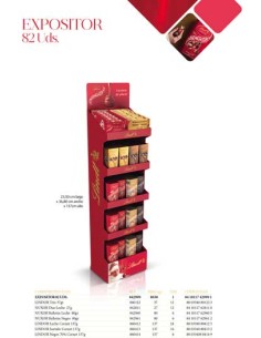 LINDT/EXPOSITOR LINDOR 82 UND. 17,50%