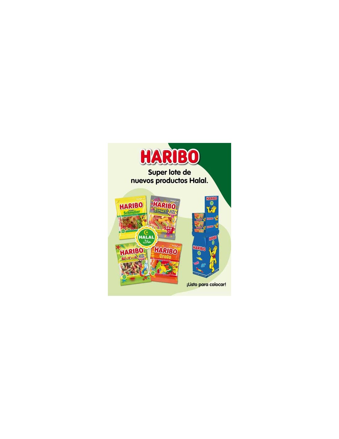 HARIBO/LOTE HARIBO HALAL 60 + 12 S/C