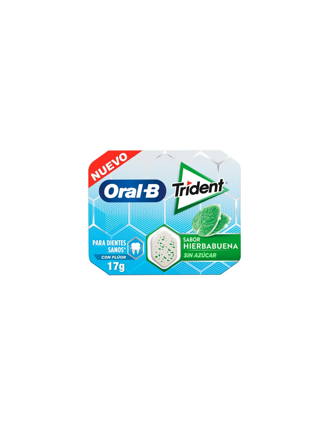 CHUPA/TRIDENT ORAL B HIERBABUENA 12 UND. C/12