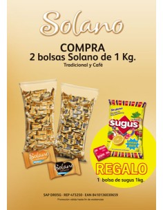 MARS/LOTE 2 SOLANO + 1 SUGUS KG. S/C