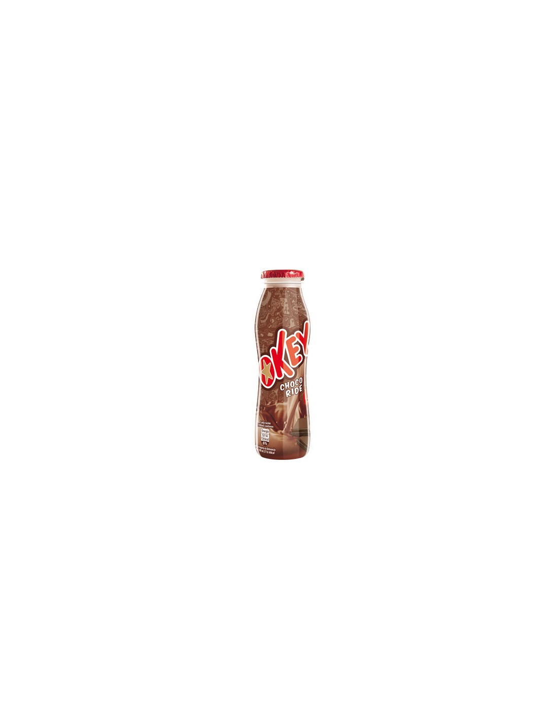 BATIDO OKEY CACAO PET 188 ML. 18 UND.