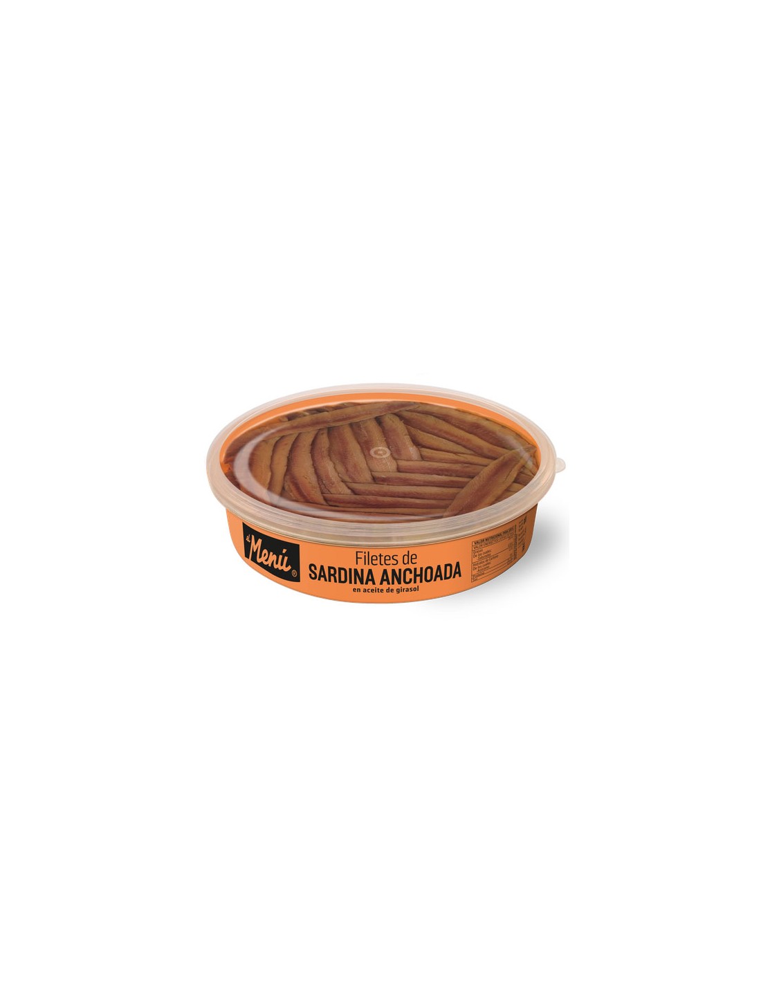 EL MENU/SARDINA ANCHOADA 40/50 FILETES-570 GR. C/8