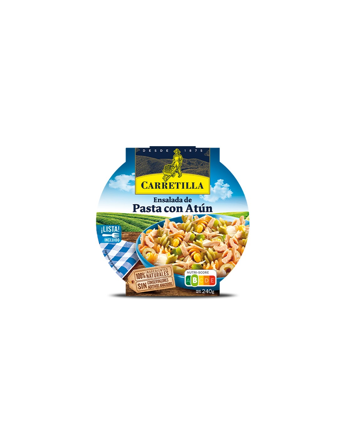 CARRETILLA/ENSALADA PASTA CON ATUN 8 U X 240 GR