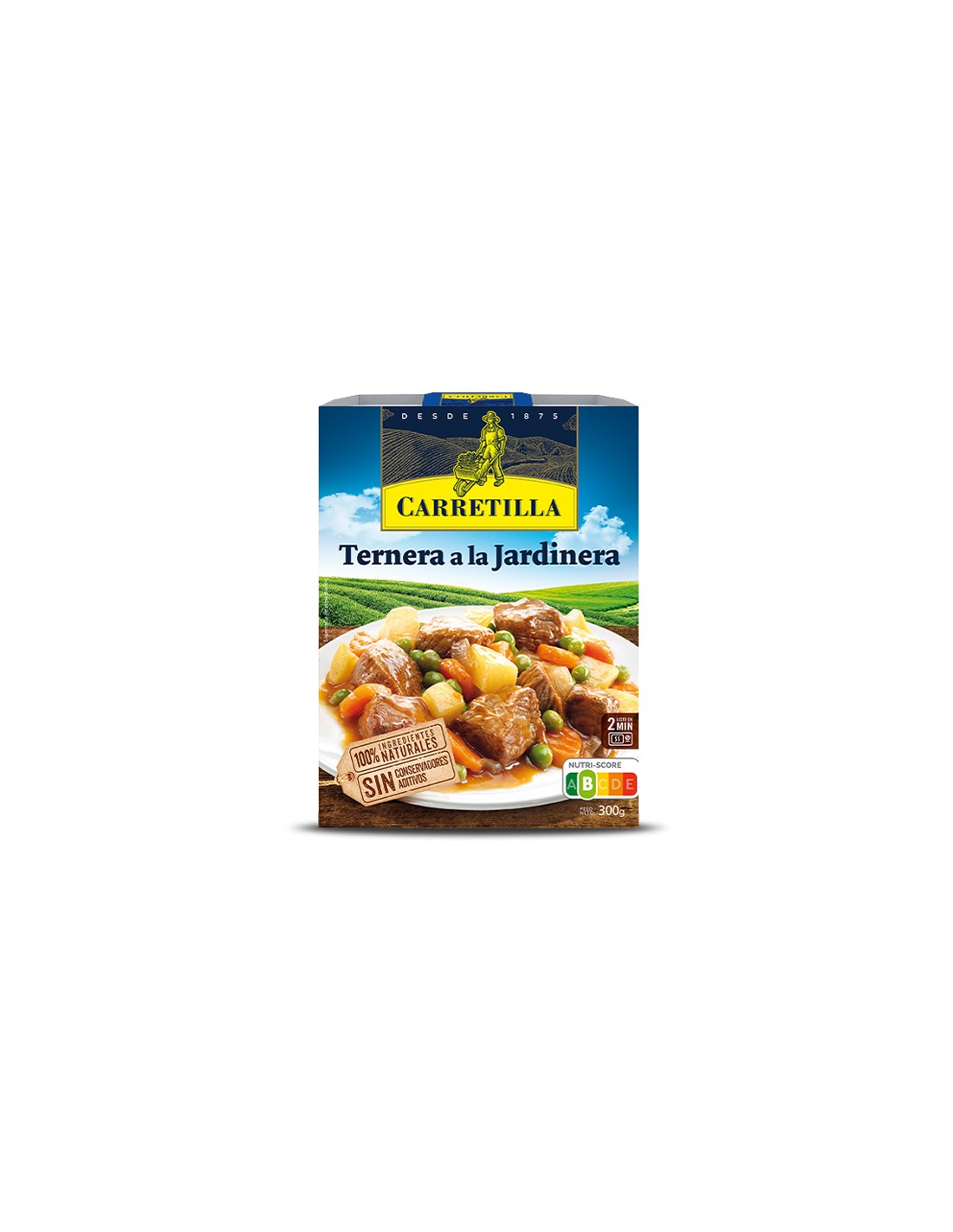 CARRETILLA/PLATO TERNERA JARDINERA 10 X 300