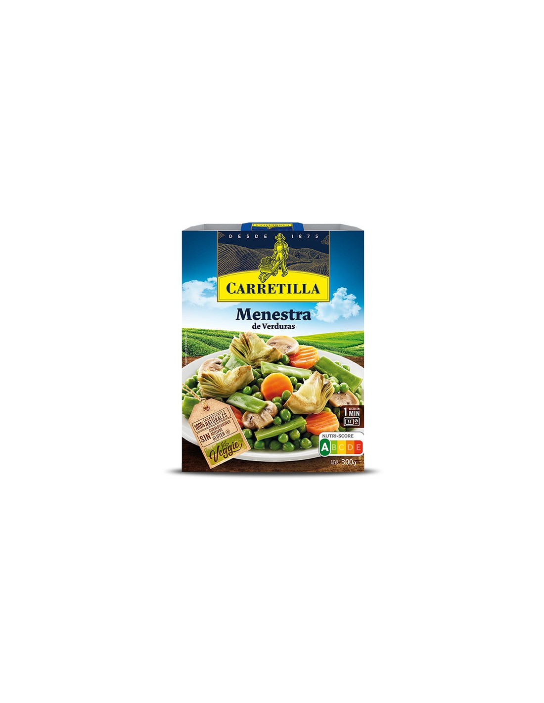 CARRETILLA/MENESTRA DE VERDURAS 10 X 300 GRS.