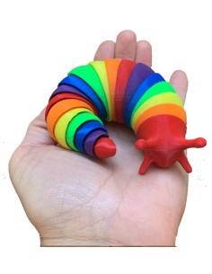 LEKK/GUSANO ARCO IRIS SENSORIAL 24 UND. C/3