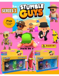 PANINI/STUMBLE GUYS 3D  PACK 3 - 12E  C/27