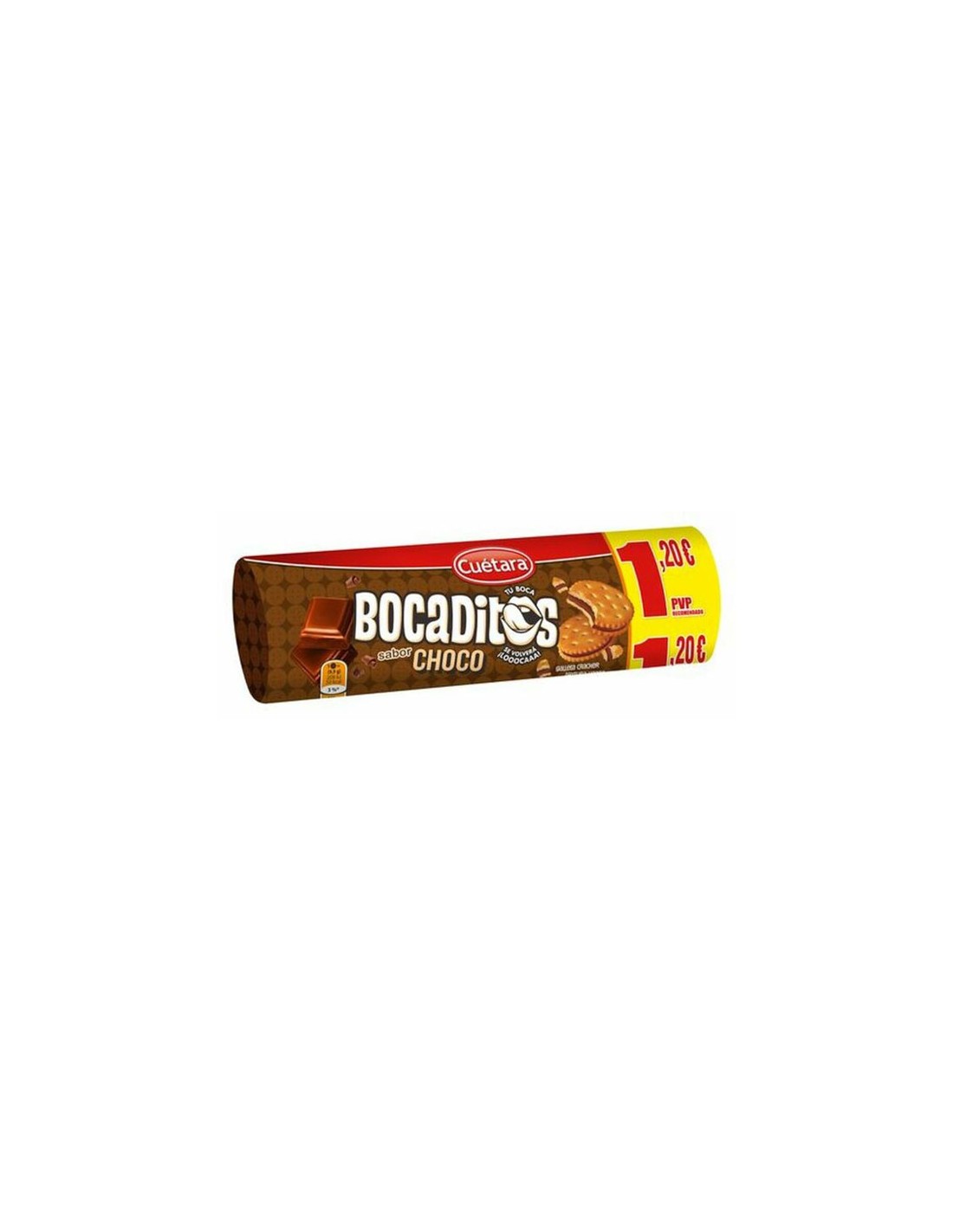 CUETARA/BOCADITO CHOCOLATE  1,20 E 15 X 150 GR.