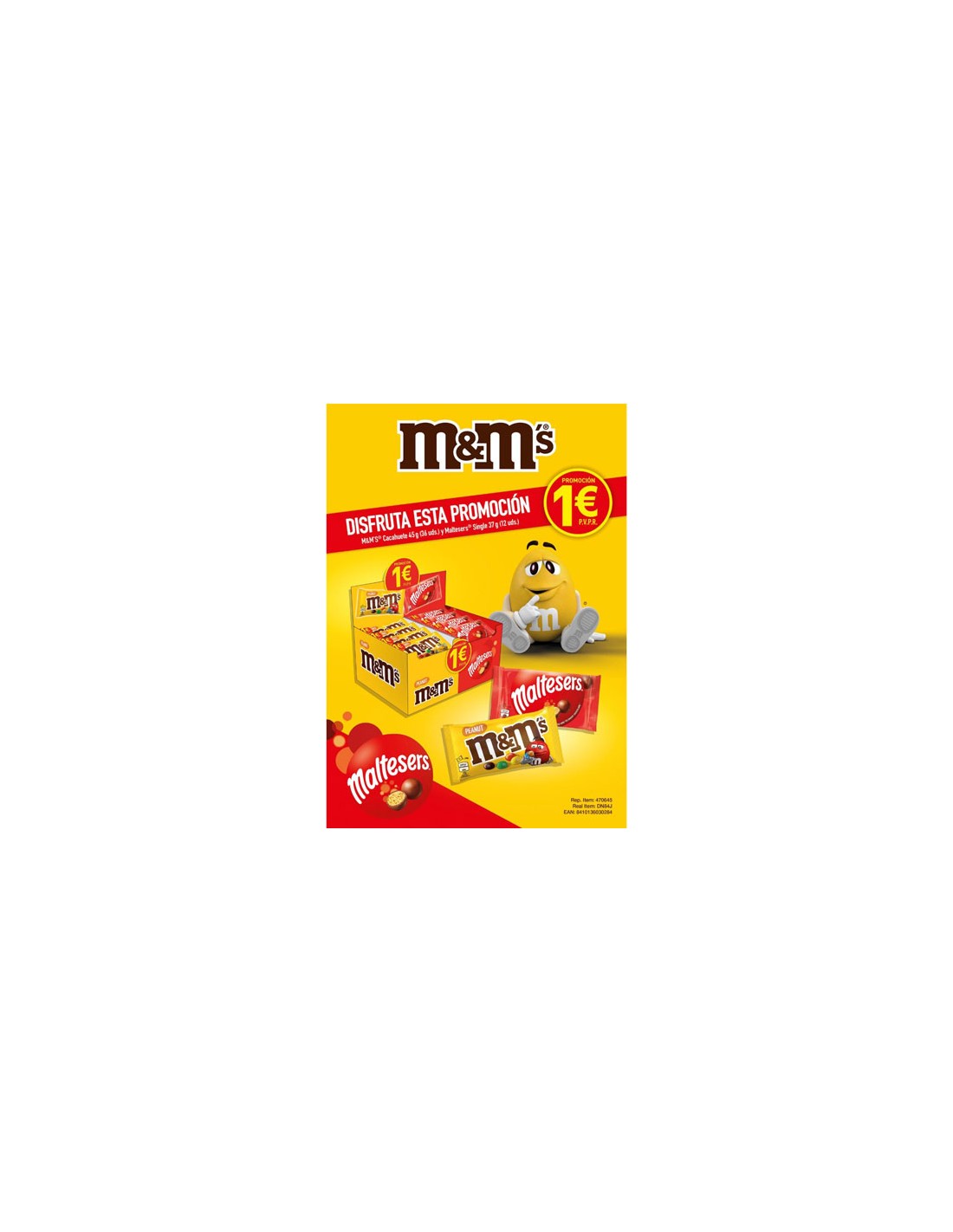 MARS/LOTE M&M - MALTESERS 1E  49 UND.