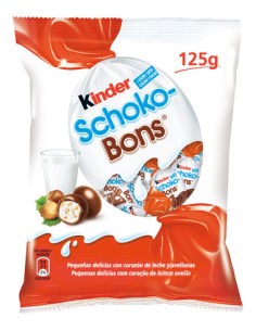 FERRERO/KINDER SCHOKOBONS 125 GR.X 16