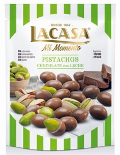 LACASA/DOYPACK PISTACHO CHOCO LECHE 9 X 100 GRS.