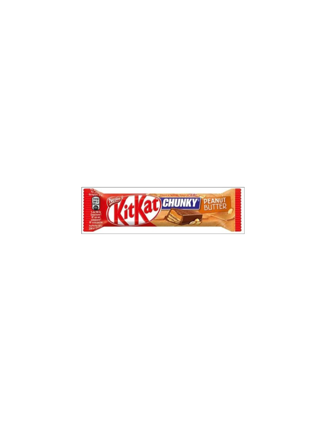 NESTLE/KIT KAT CHUNKY PEANUT BUTTER 24 X 42 GRS.