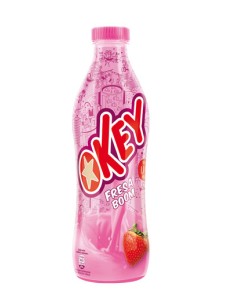 BATIDO OKEY FRESA  750 ML. 6 UND.