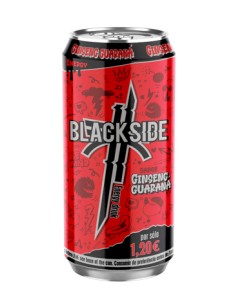 BLACKSIDE GINSENG/GUARANA 24 X 0,500 L.