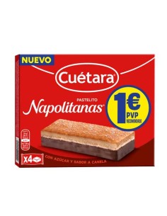 CUETARA NAPOLITANAS CHOCO 14 UND. 1E