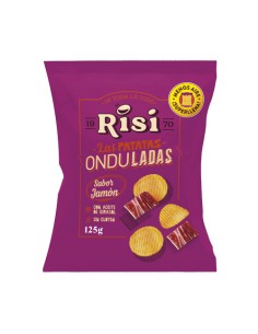 RISI/FAMILIAR ONDULADA JAMON 125 GRS. X 9 UND.