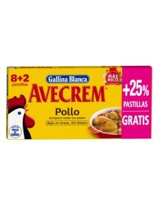 AVECREM PASTILLA POLLO 24 X (8 + 2)