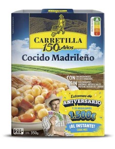 CARRETILLA/PLATO COCIDO MADRILEÑO 380GRS. X 10 UN.