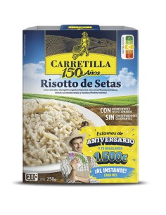 CARRETILLA/RISOTTO DE SETAS 10 X 250 GRS.