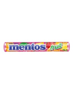 CHUPA/MENTOS STICK  FRUTA 20 UND.  C/16