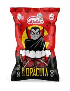 CERDAN/CHUPA EL CONDE DRACULA CEREZA/COLA 35U C/12