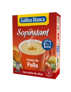 SOPINSTANT CREMA POLLO 10 UND.