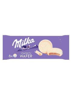 MOND/MILKA CHOCO WAFER BLANCO 180 GR. X 18 UND.