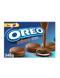 MOND/OREO BAÑADAS LECHE  246 GRS. X 10 UND.