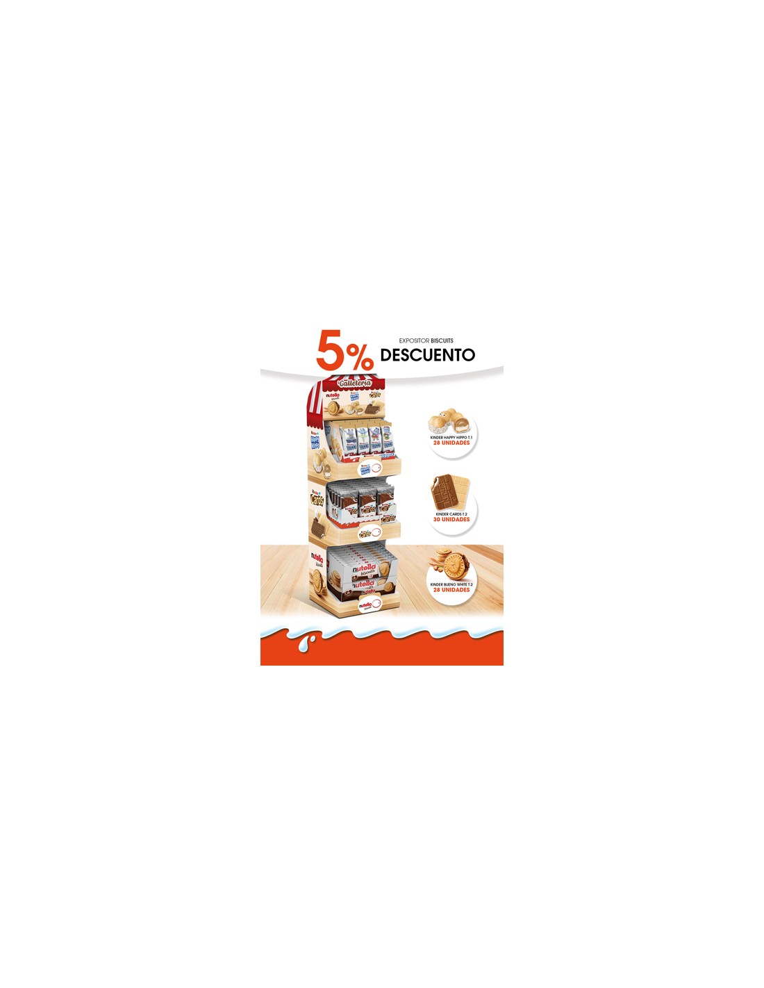FERRERO/EXPOSITOR BISCUITS 24/25 - 5%