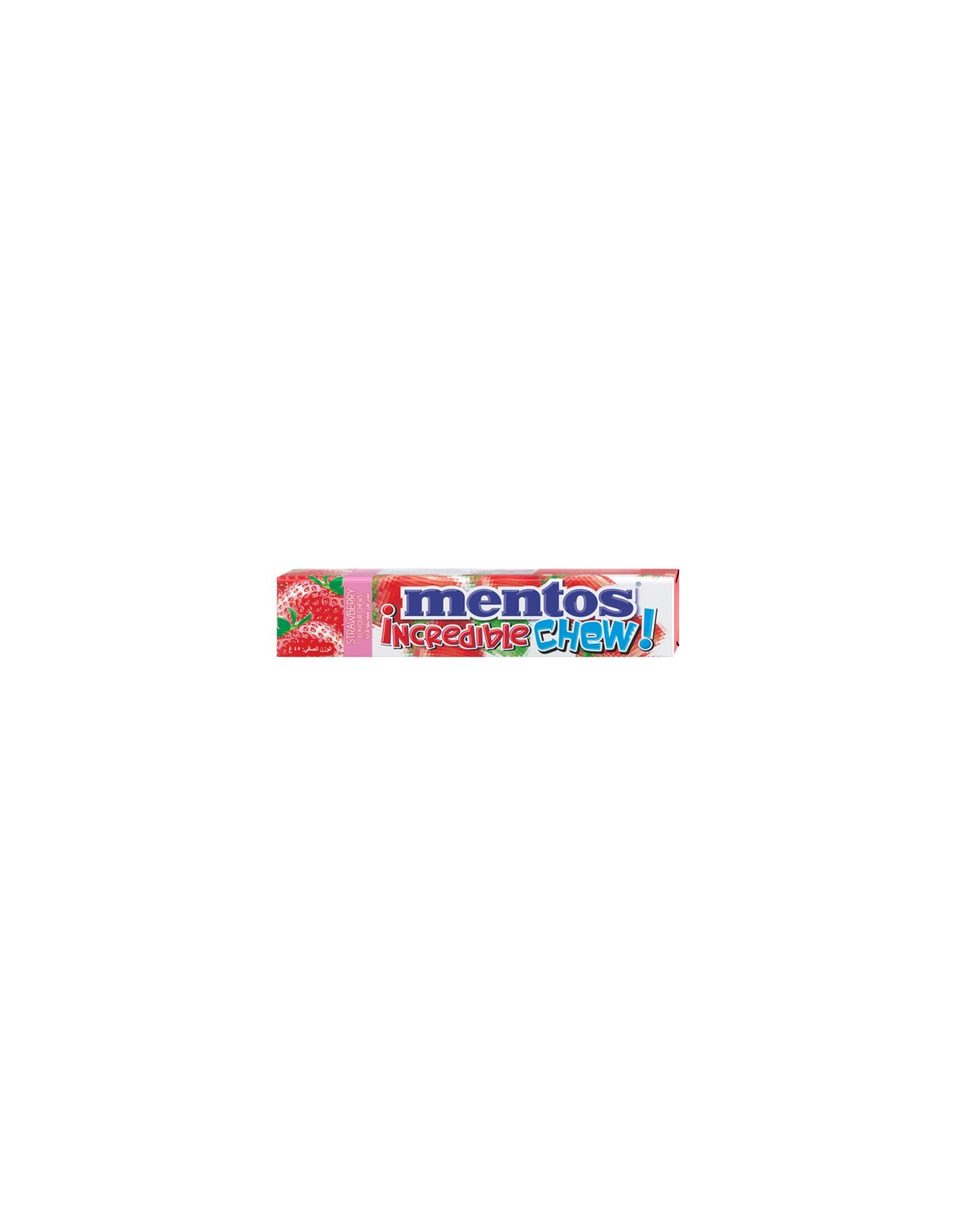 CHUPA/MENTOS CHEW STRAWBERRY 20 UND. C/12