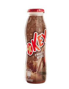 BATIDO OKEY CACAO PET 188 ML. 18 UND.