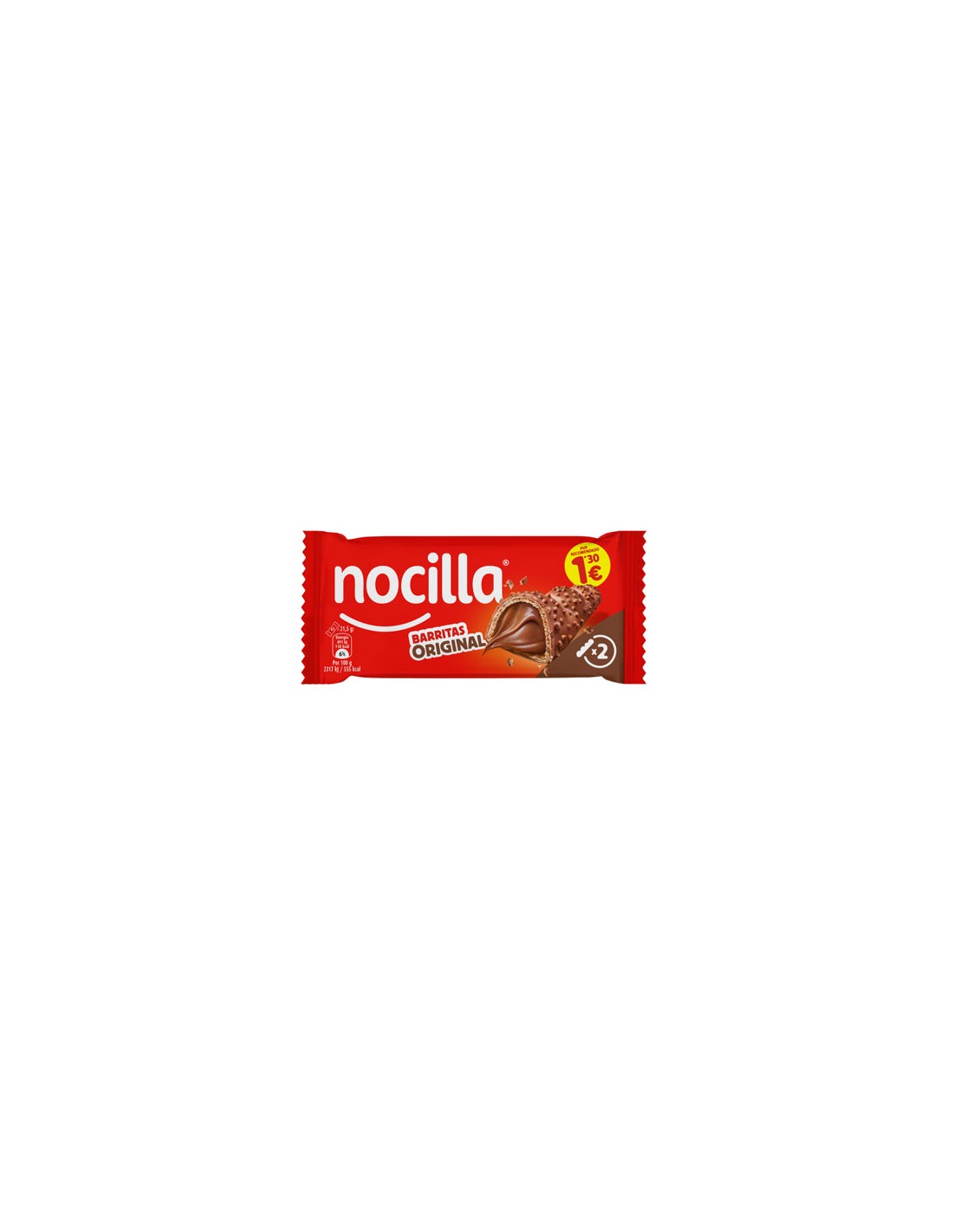 IDILIA/BARRITA NOCILLA ORIGINAL 1,30E 18 UND.