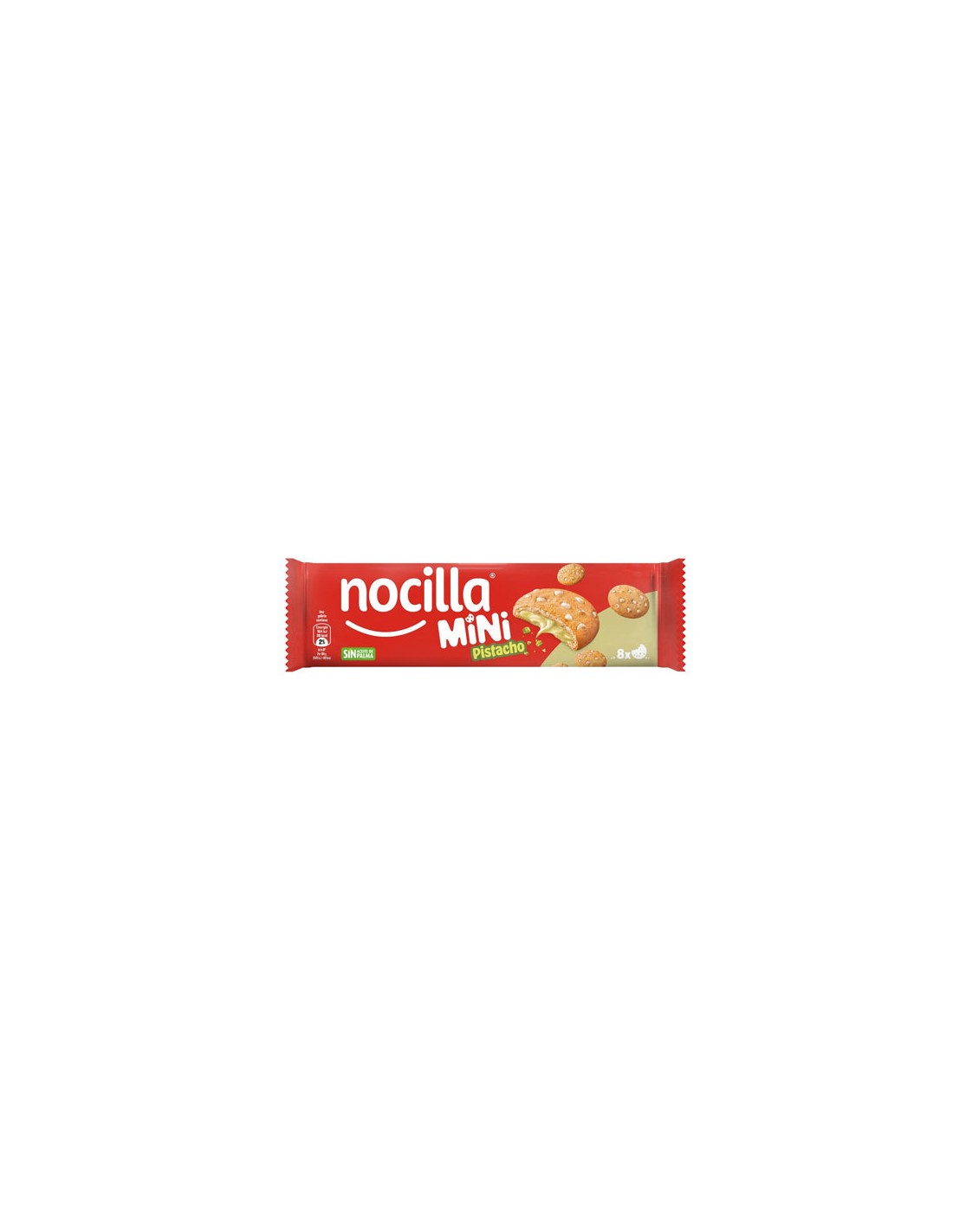IDILIA/NOCILLA MINI COOKIE PISTACHO 1,50E 12 UND.