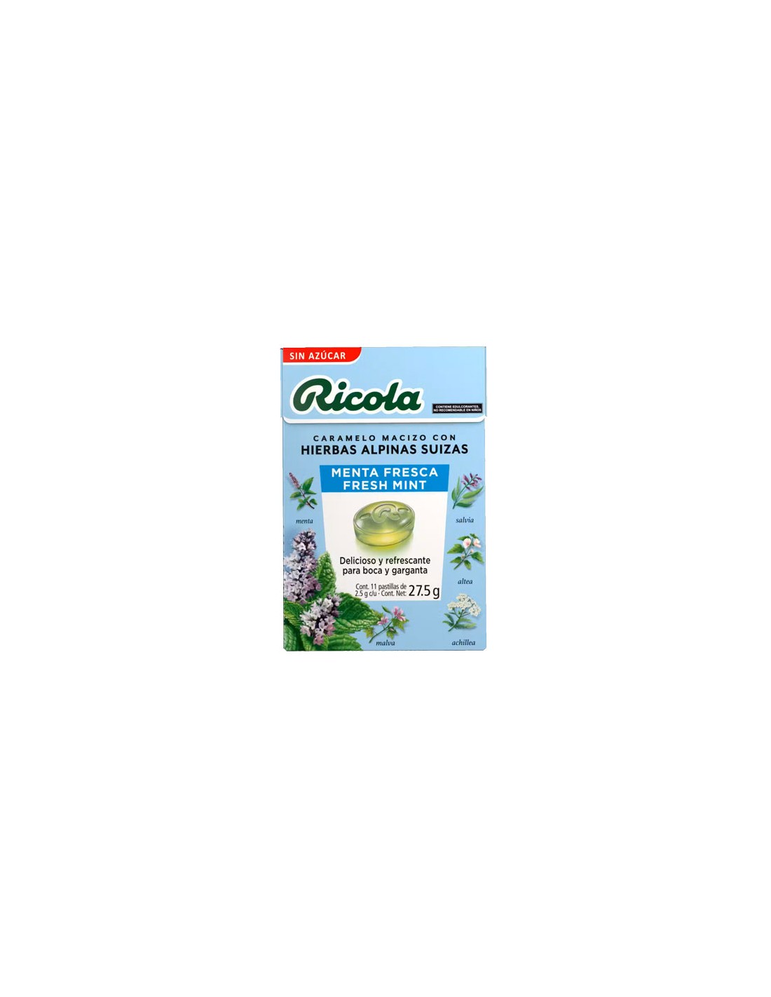 RICOLA/RICOLA MINI BOX MENTA FRESCA 27,5G. X 20UN.
