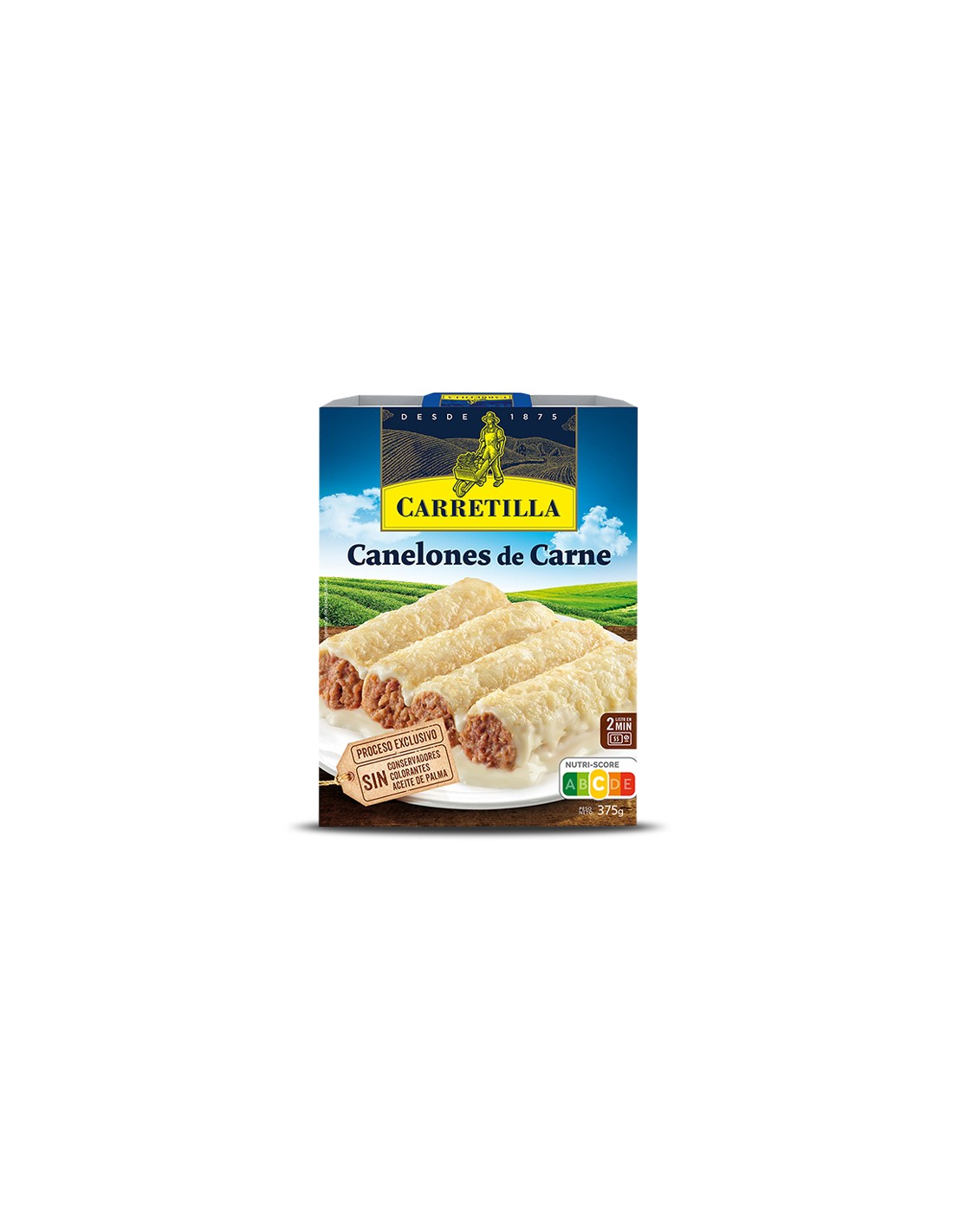 CARRETILLA/CANELONES DE CARNE 10 X 375 GRS.