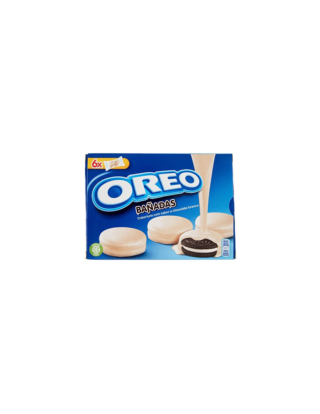 MOND/OREO BAÑADAS CHOCO BLANCO 246 GRS. X 10 UND.