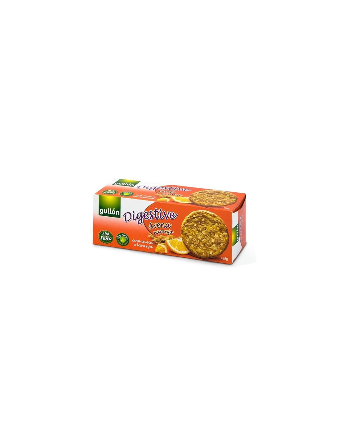 GULLON/DIGESTIVE AVENA NARANJA 425 GRS. X 15 UND.