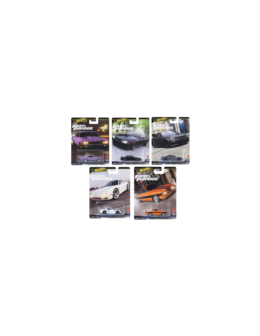 PANINI/HOT WHEELS PREM. FAST & FURIOUS 10,99 10U.