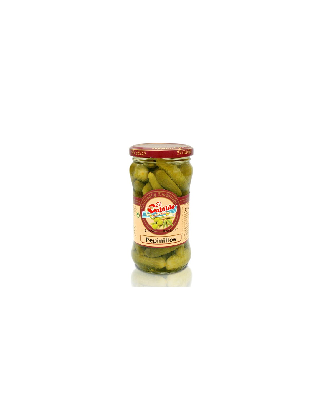 CABILDO/S-314 PEPINILLOS SABOR ANCHOA 12X155 GRS.