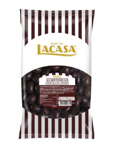 LACASA/KG. ALMENDRA CHOCO NEGRO CALIFORNIA C/3