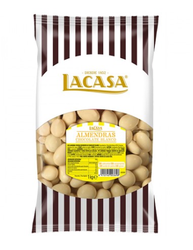 LACASA/KG. ALMENDRA CHOCO BLANCO CALIFORNIA C/3