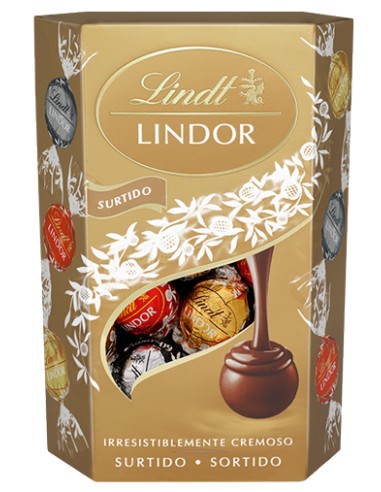 LINDT/LINDOR SURTIDO 200 GRS. C/8