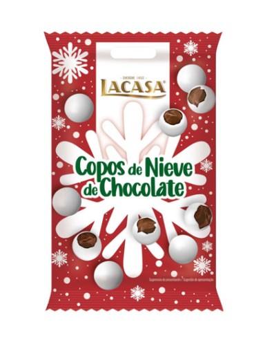 LACASA/COPOS DE NIEVE DE CHOCOLATE 70 GRS. X 12 U.