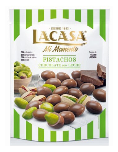 LACASA/DOYPACK PISTACHO CHOCO LECHE 9 X 100 GRS.