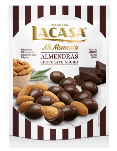 LACASA/DOYPACK ALMENDRA CHOCO NEGRO 9 X 125 GRS.