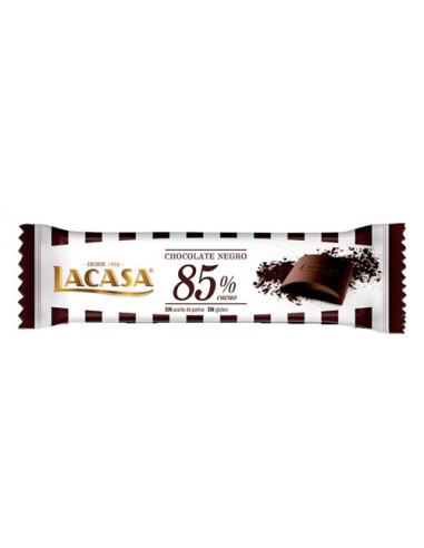 LACASA/BARRITAS CACAO 85% 16 UND. X 25 GRS.