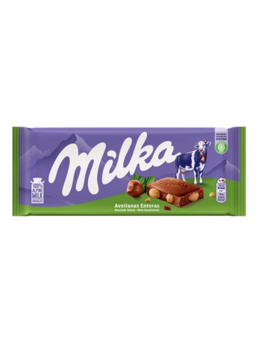 MOND/TABLETAS MILKA WHOLE NUT 17 X 100 GRS.